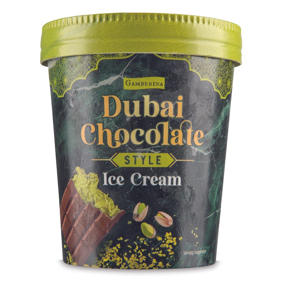 Aldi's Dubai Chocolate Style Ice Cream