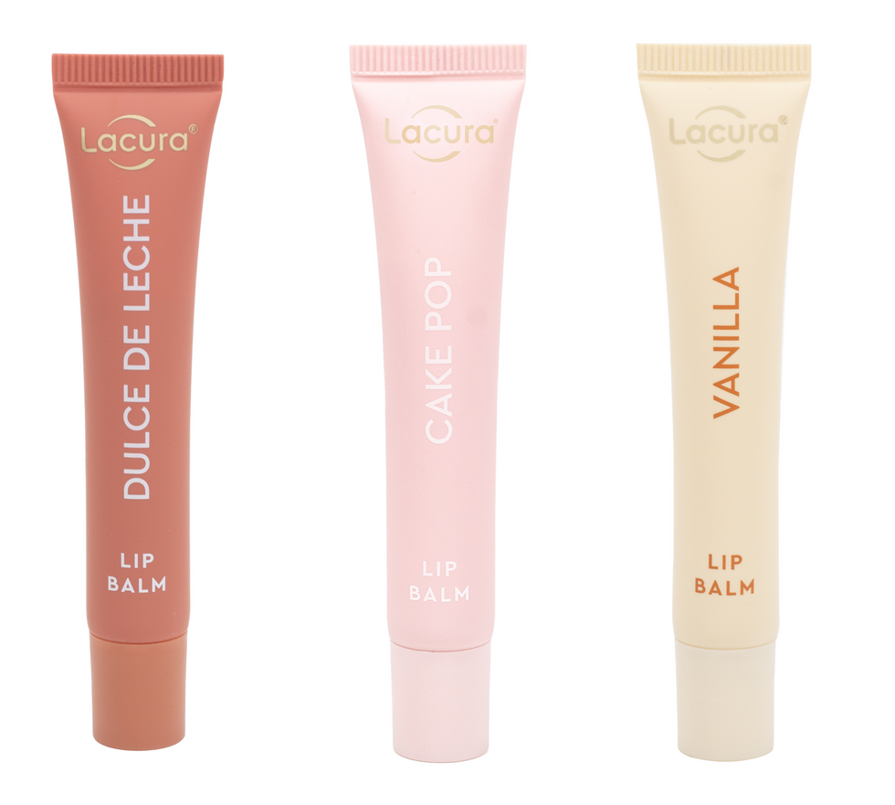 Aldi's Lacura Lip Balms