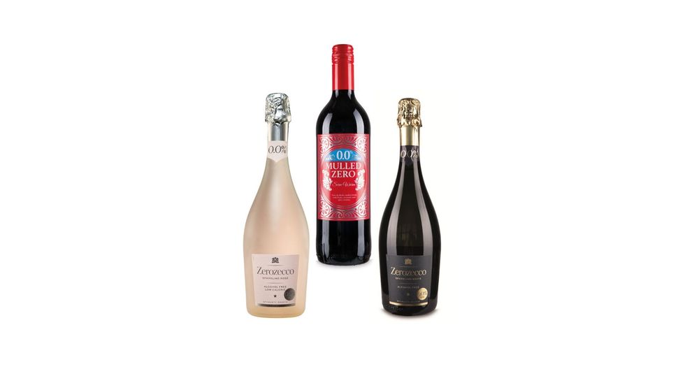 Aldi's set of non-alcoholic wines