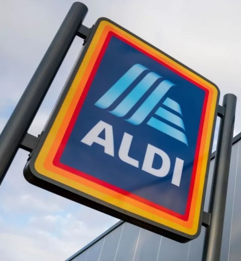 Aldi shop sign
