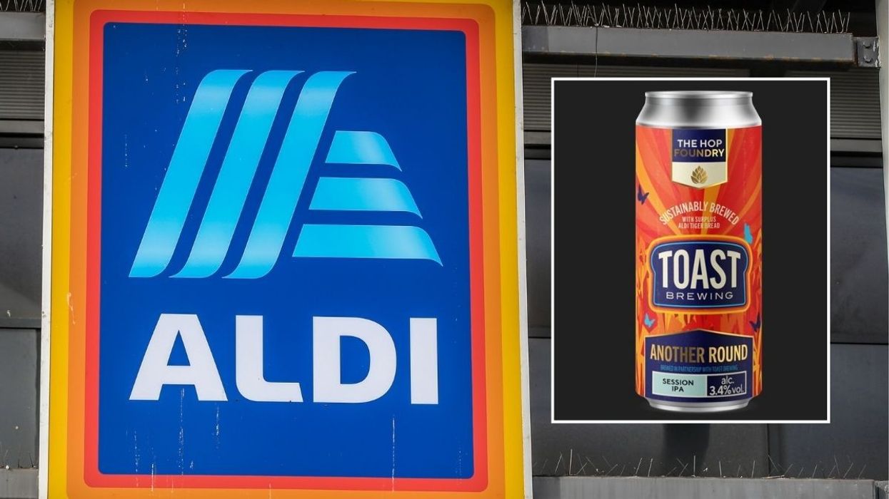 aldi sign / beer