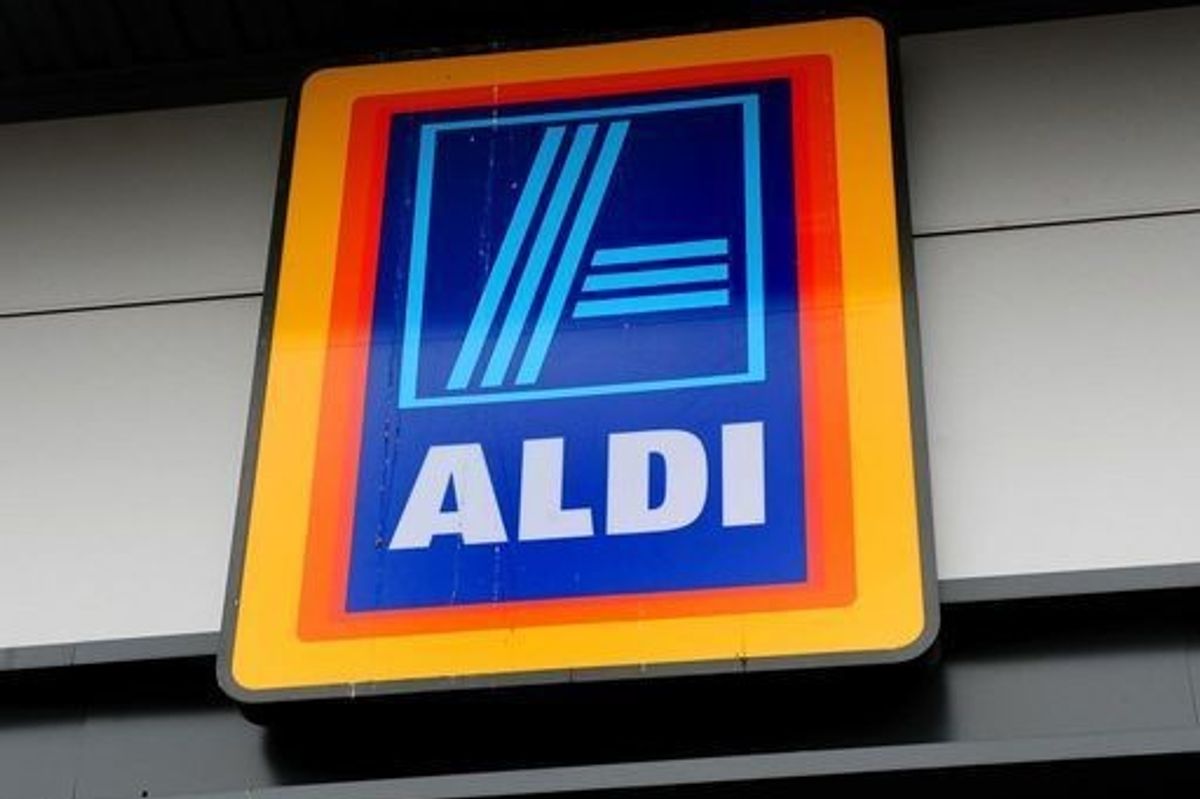 Aldi sign outside store
