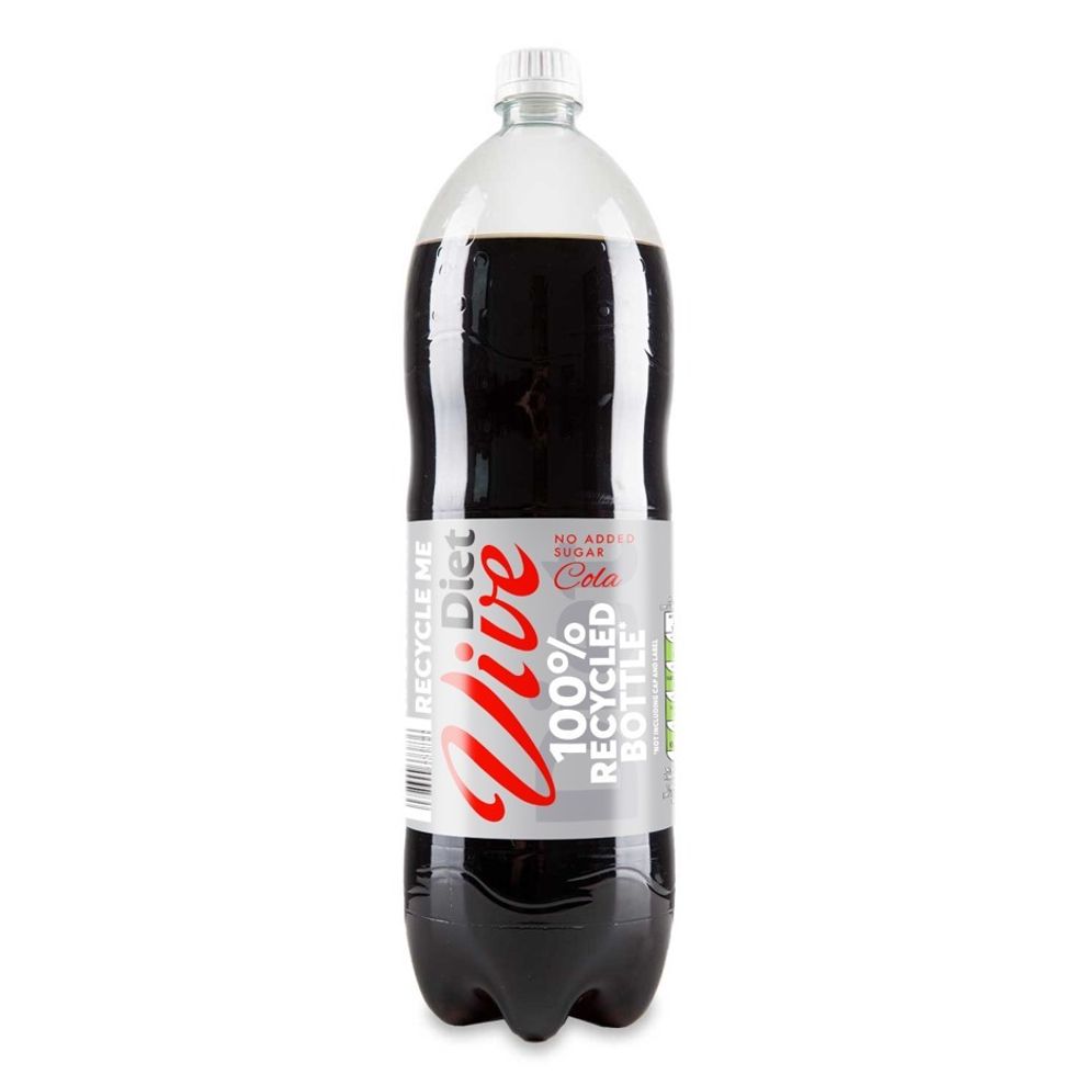 Aldi soft drink bottle