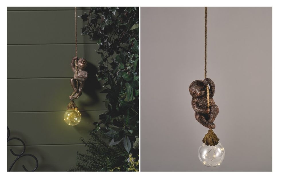 Aldi Solar Hanging Monkey and Sloth Lights