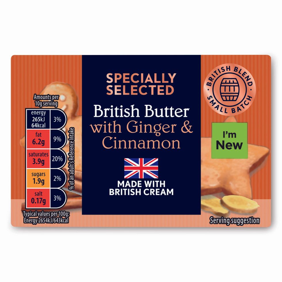 Aldi Specially Selected British Butter with Ginger & Lemon