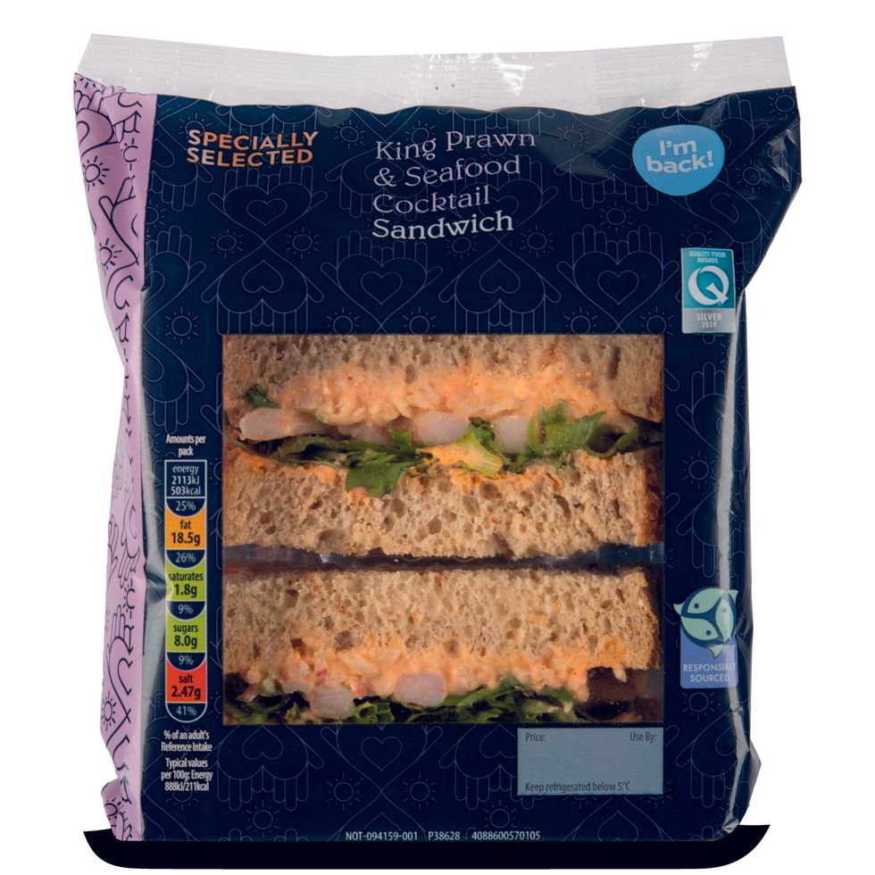 Aldi Specially Selected Seafood Cocktail Bloomer