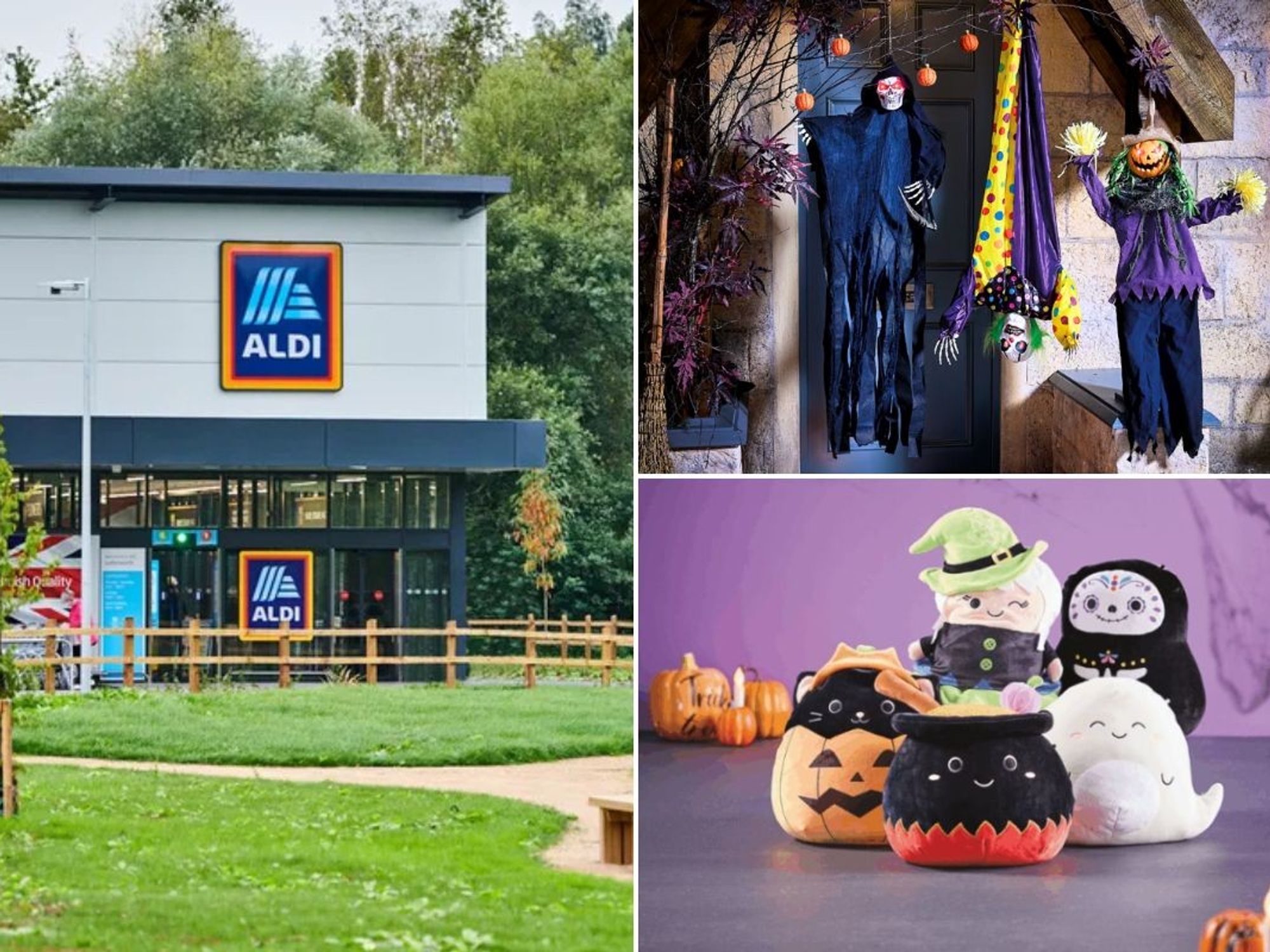 Aldi store / Aldi Halloween range