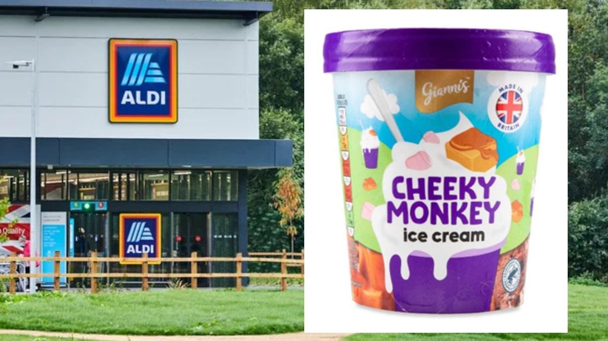Aldi store / Gianni's Cheeky Monkey Ice Cream