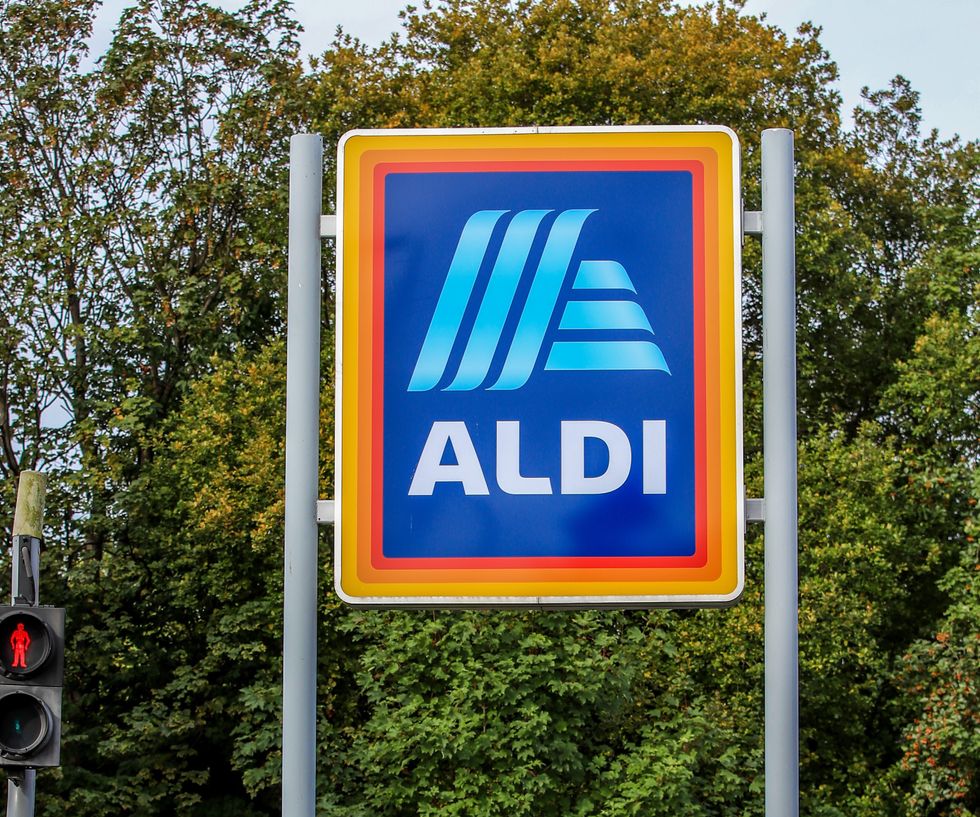 Aldi store sign