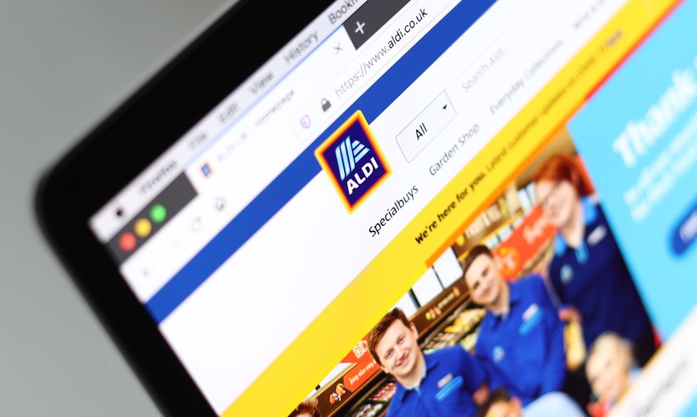 Aldi website