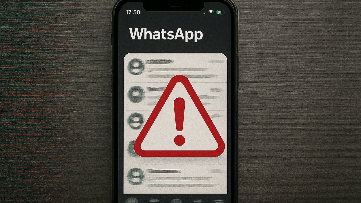 Alert on message center on WhatsApp