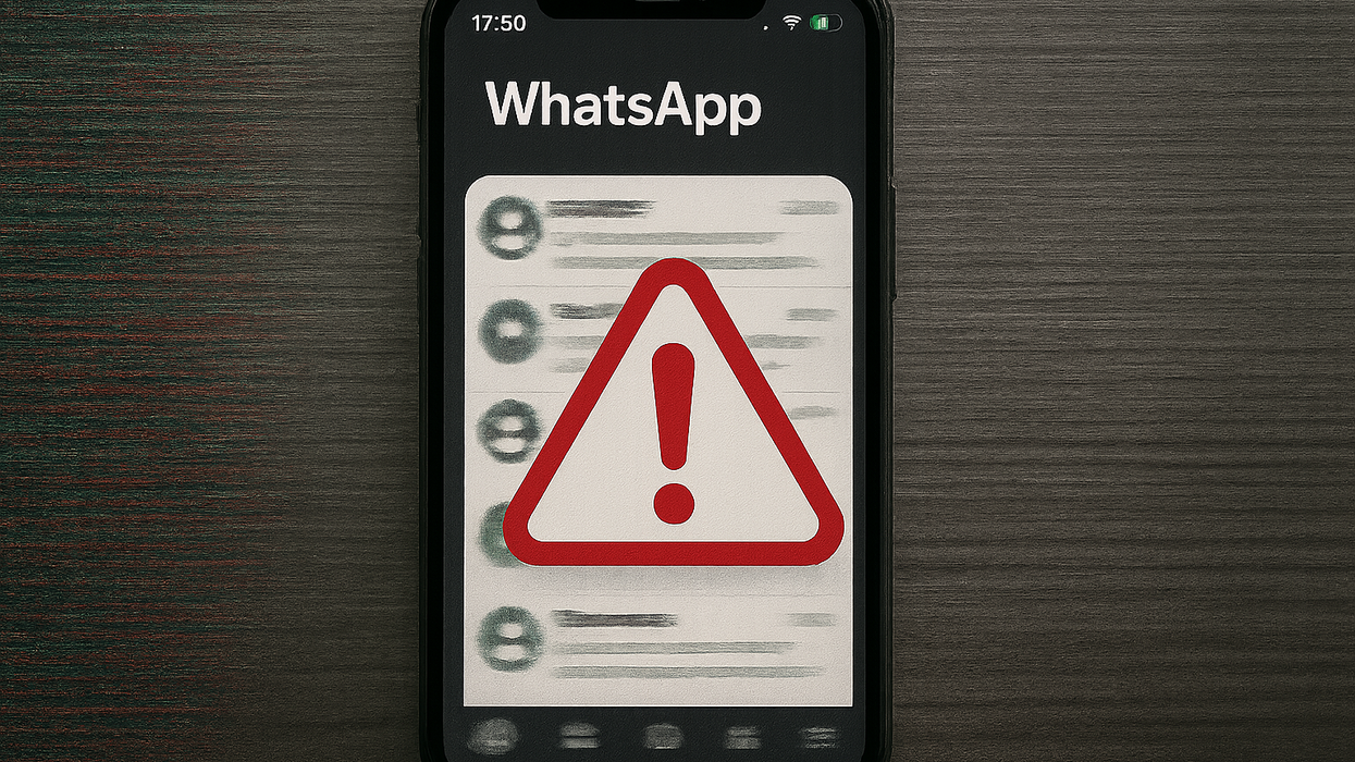 Alert on message center on WhatsApp