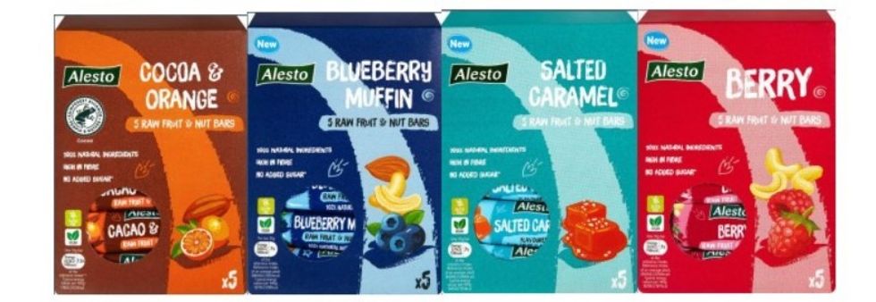 Alesto Raw Fruit & Nut Bars
