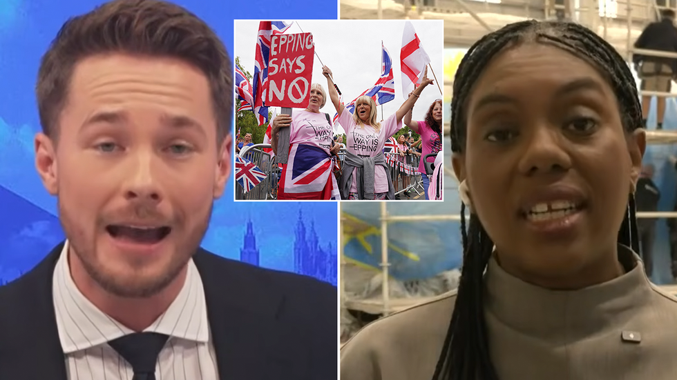 Alex Armstrong, Epping hotel protesters and Kemi Badenoch