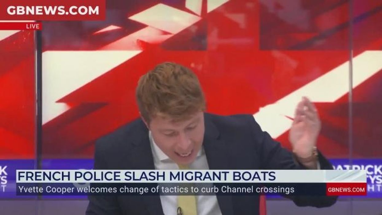 WATCH: Alex Armstrong left furious at 'complete political theatre' after footage of French police slashing migrant boats