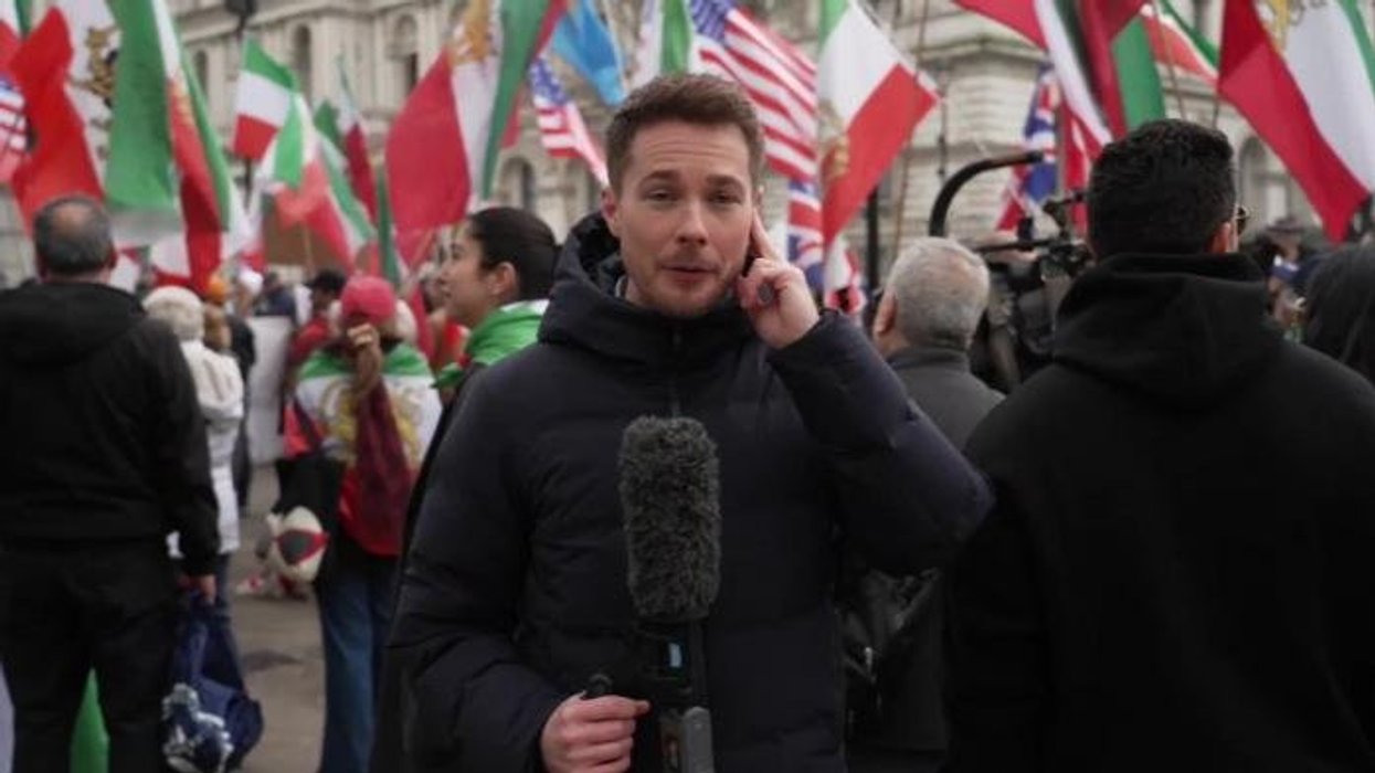 Thousands of pro-regime protesters gather in London for 'hate rally' - Police make arrests