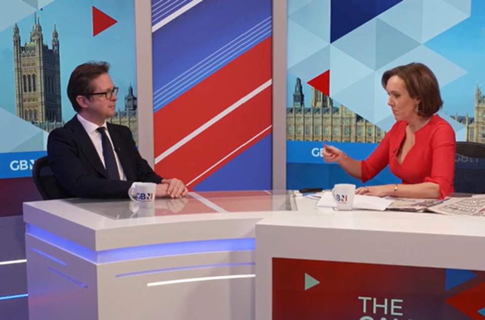 Alex Burghart and Camilla Tominey