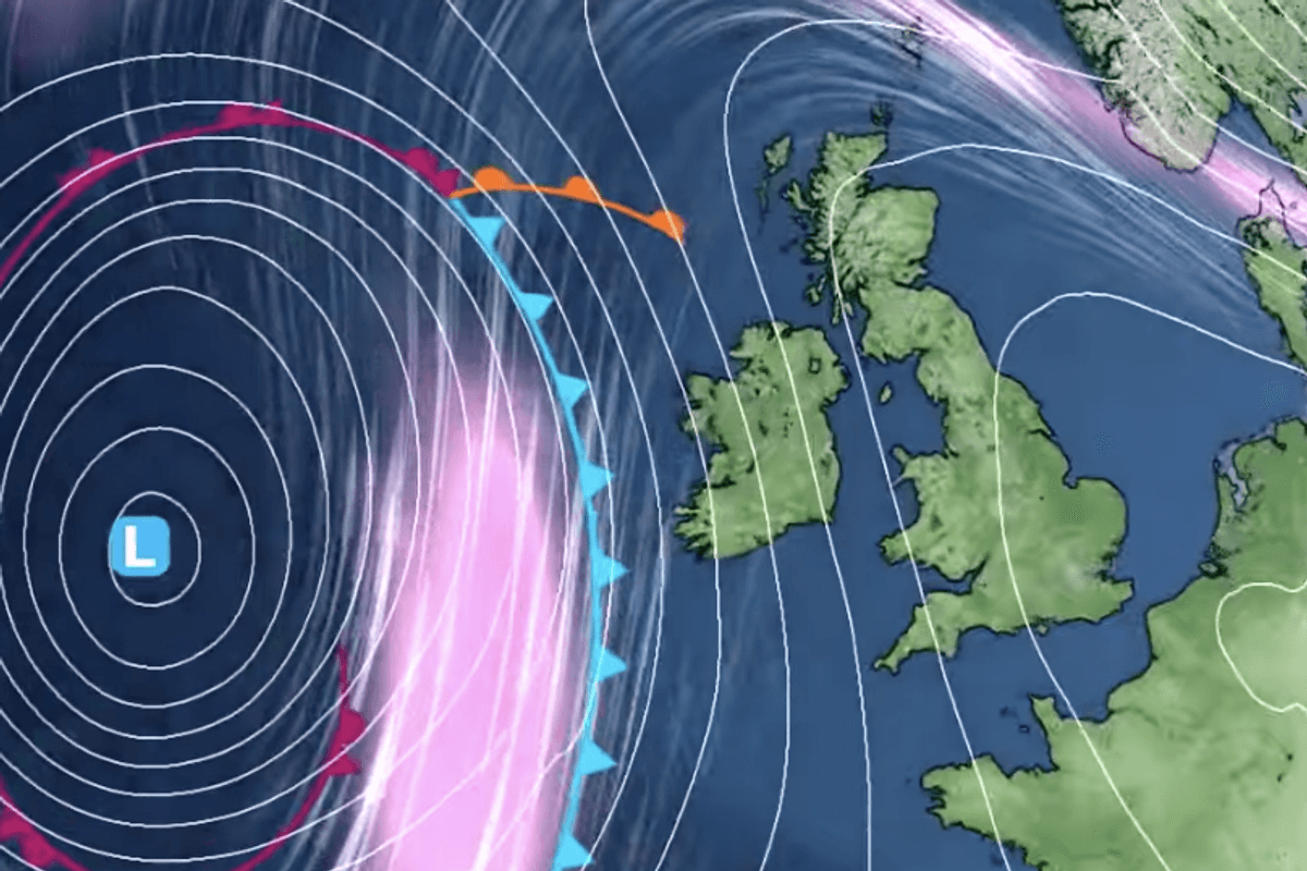 Alex Burkill describes how the strong jet stream is whipping up storms