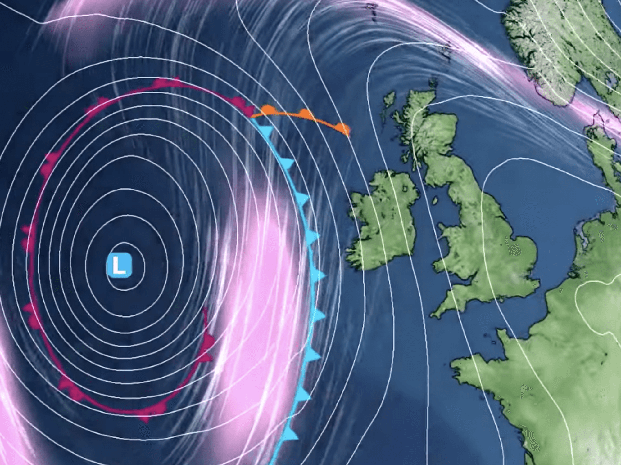 Alex Burkill describes how the strong jet stream is whipping up storms