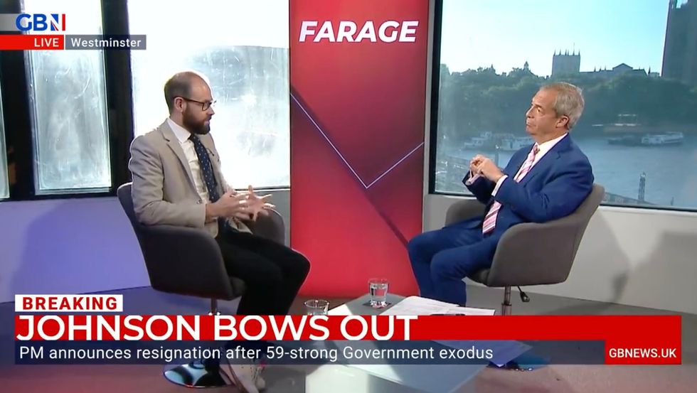 Alex Crowley spoke to Nigel Farage