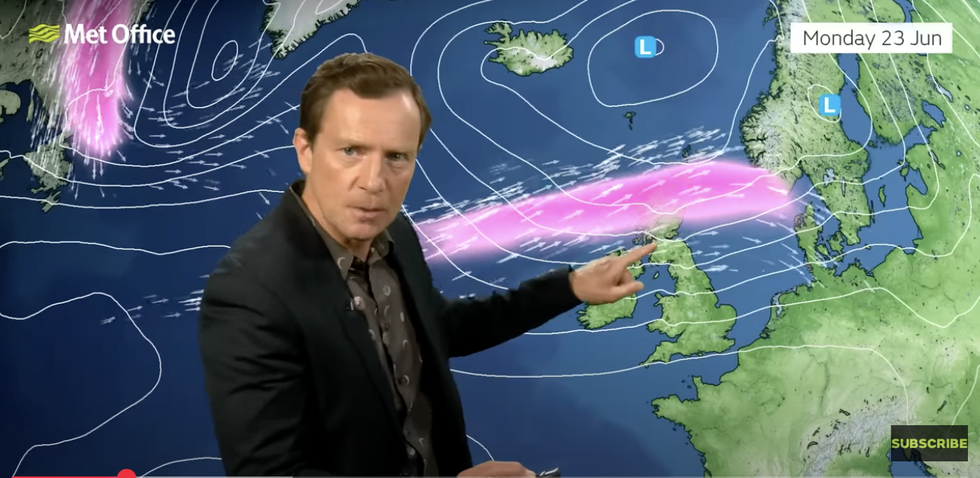 Alex Deakin describes fresher winds coming through on Monday