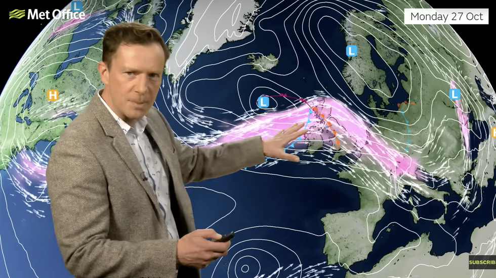 Alex Deakin describes the jet stream moving closer