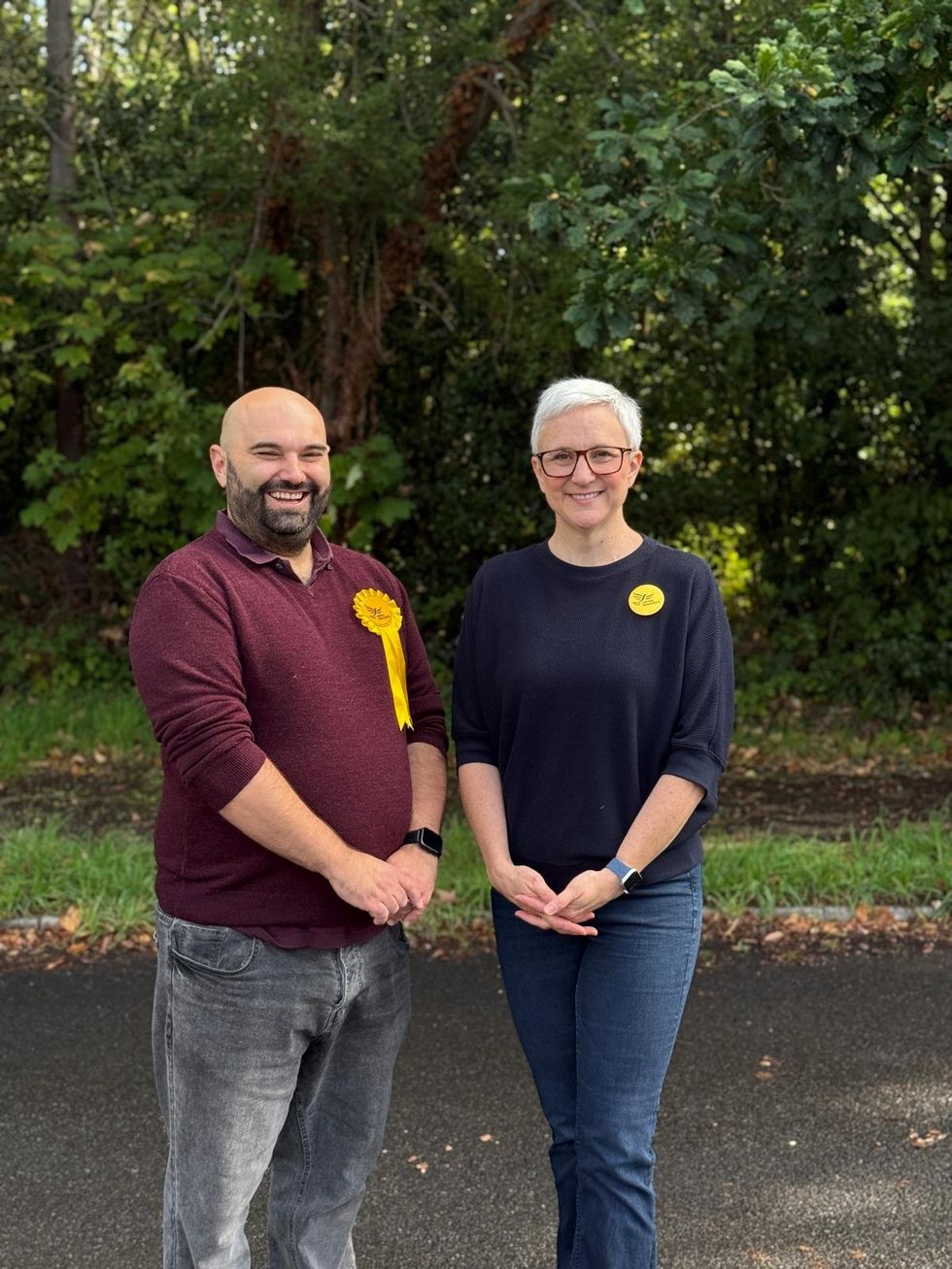 Alex Drage with local MP Alex Breweru200b