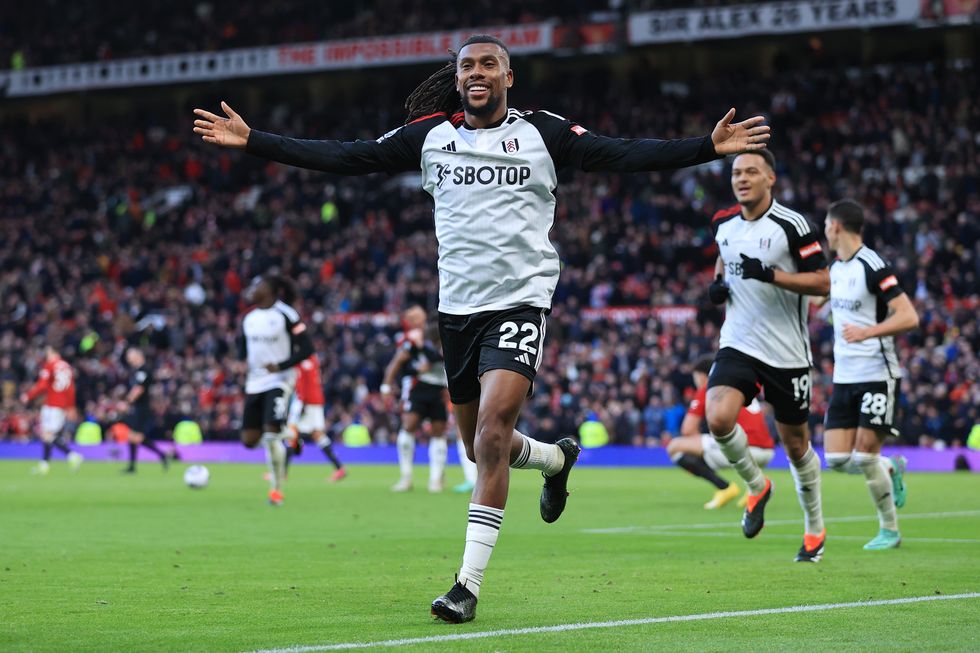 Alex Iwobi Fulham Man Utd
