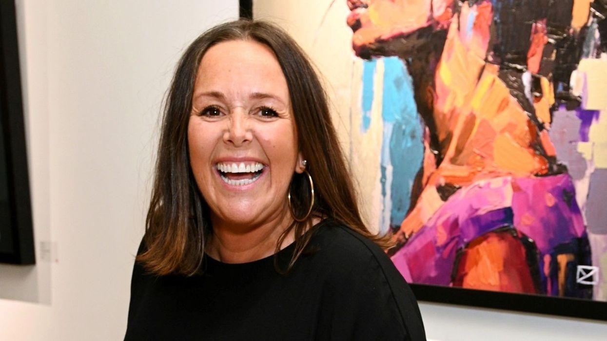 Alex Johnson aka Zara Muse at her exhibition