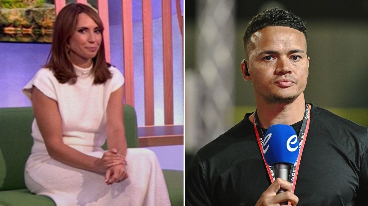 Alex Jones and Jermaine Jenas