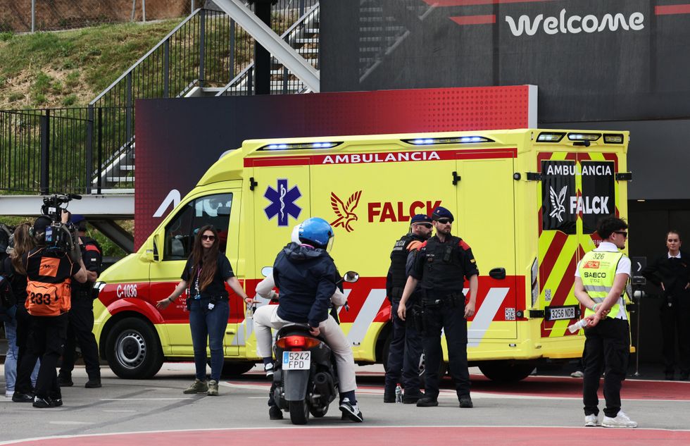 Alex Marquez was airlifted to hospital after his serious crash