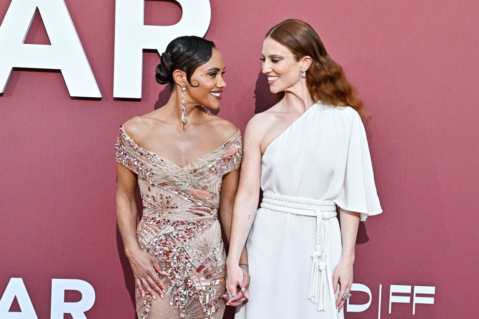 Alex Scott and Jess Glynne