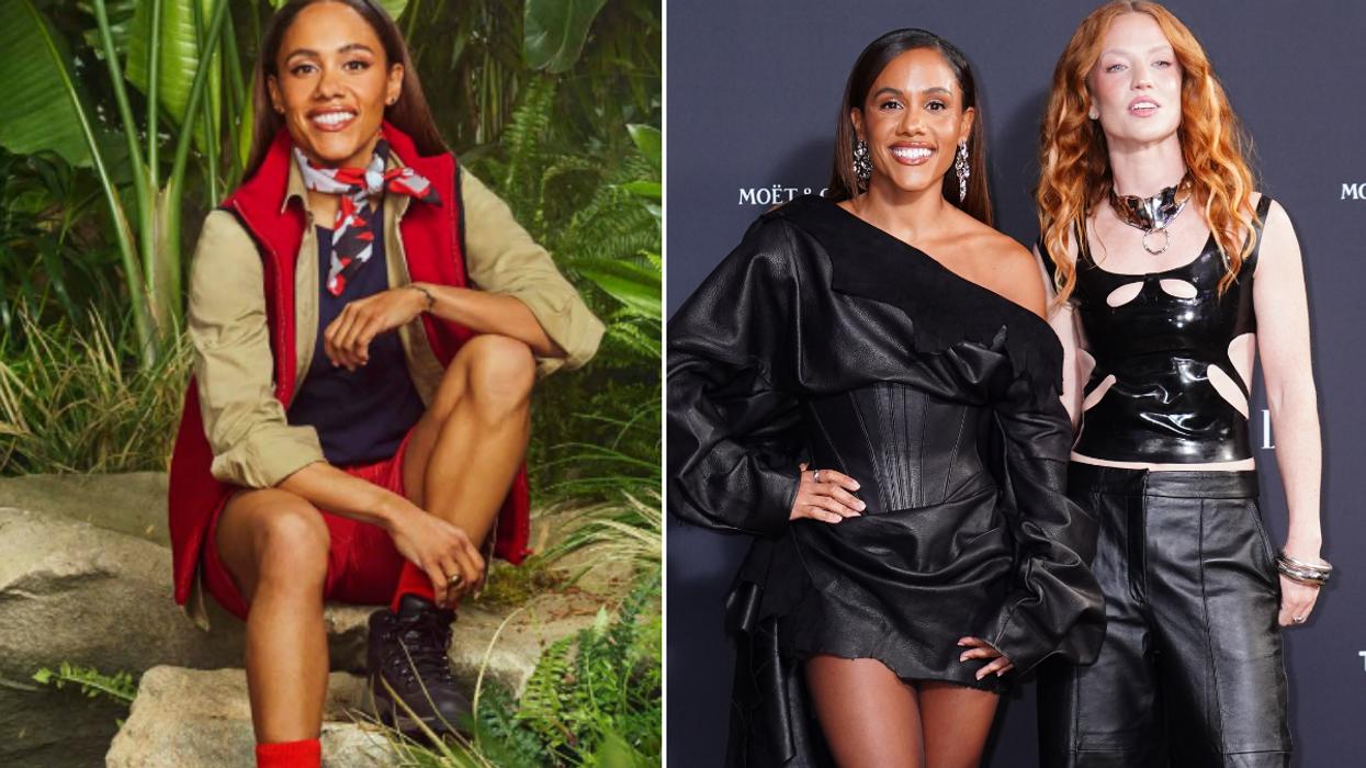 Alex Scott and Jess Glynne