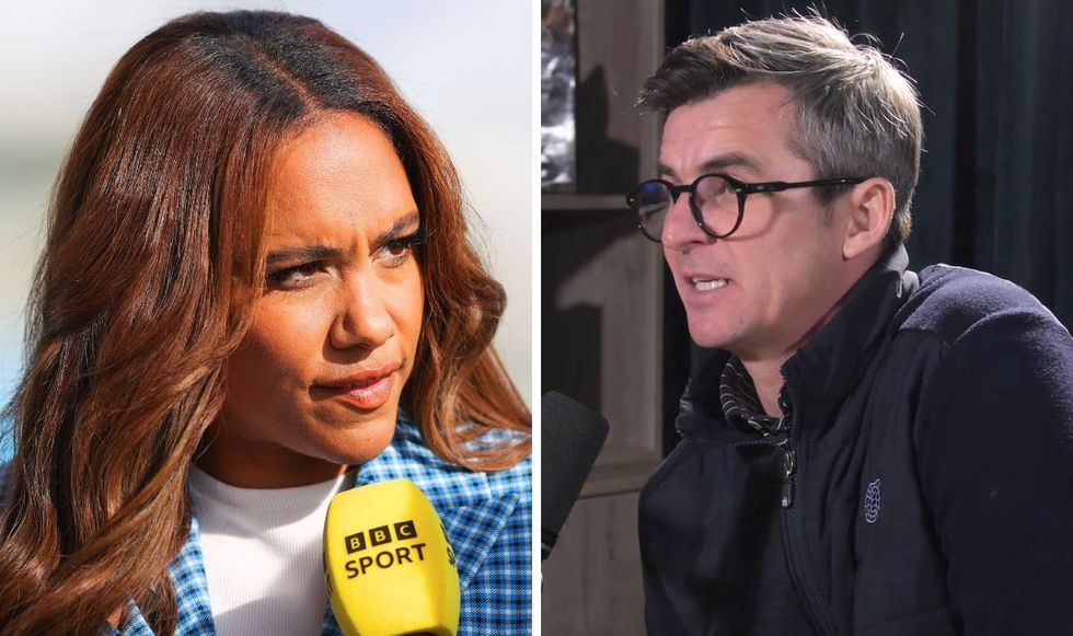 Alex Scott and Joey Barton