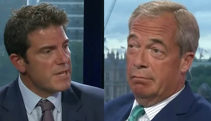 Alex Story and Nigel Farage