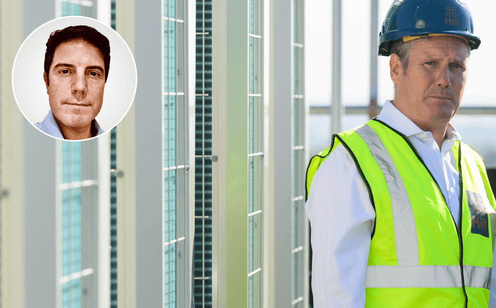 Alex Story (left), Keir Starmer (right)