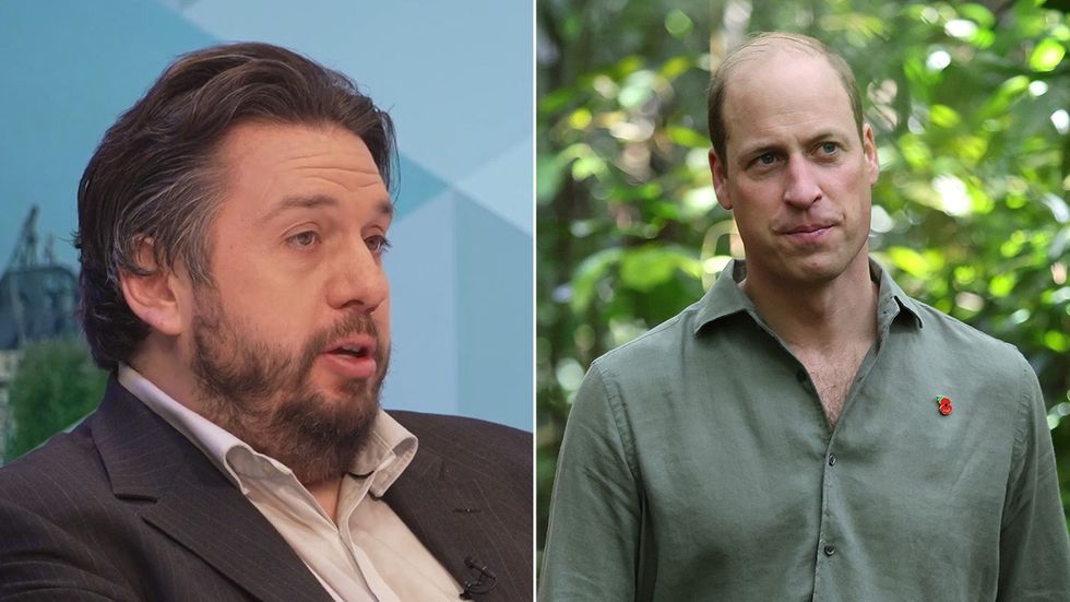 Alexander Larman and Prince William