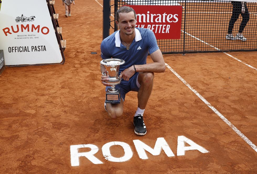 Alexander Zverev won the Italian Open last week