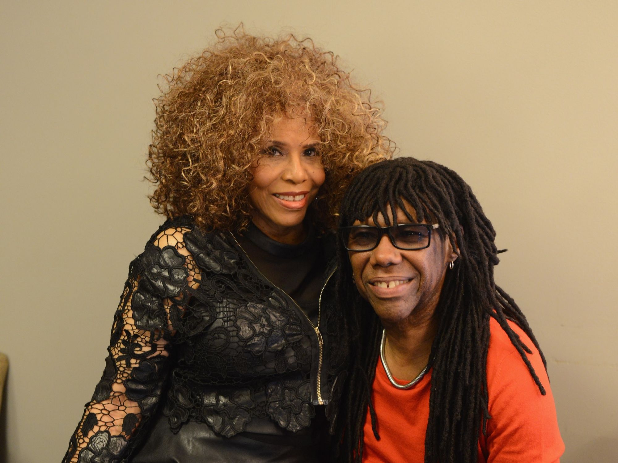Alfa Anderson and Nile Rodgers