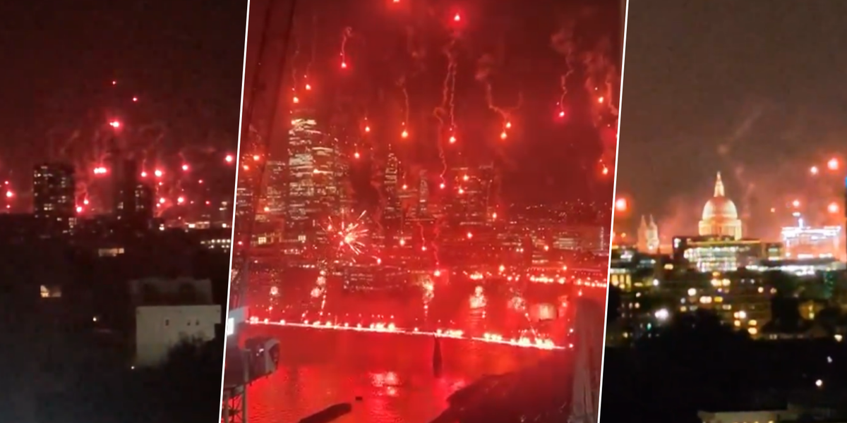 NextImg:London's skies turn red as 'illegal' Algerian flares blaze in the capital