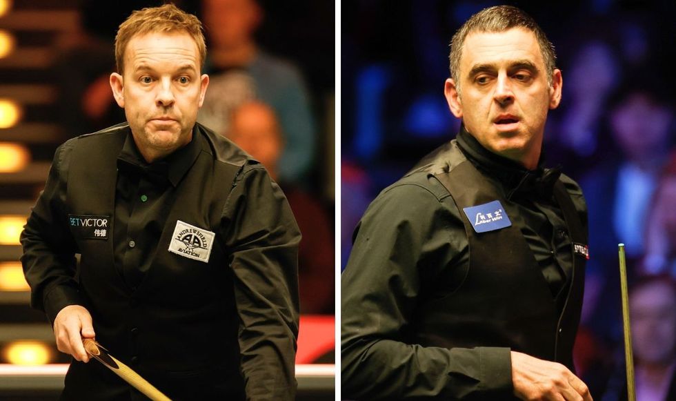 Ali Carter and Ronnie O'Sullivan