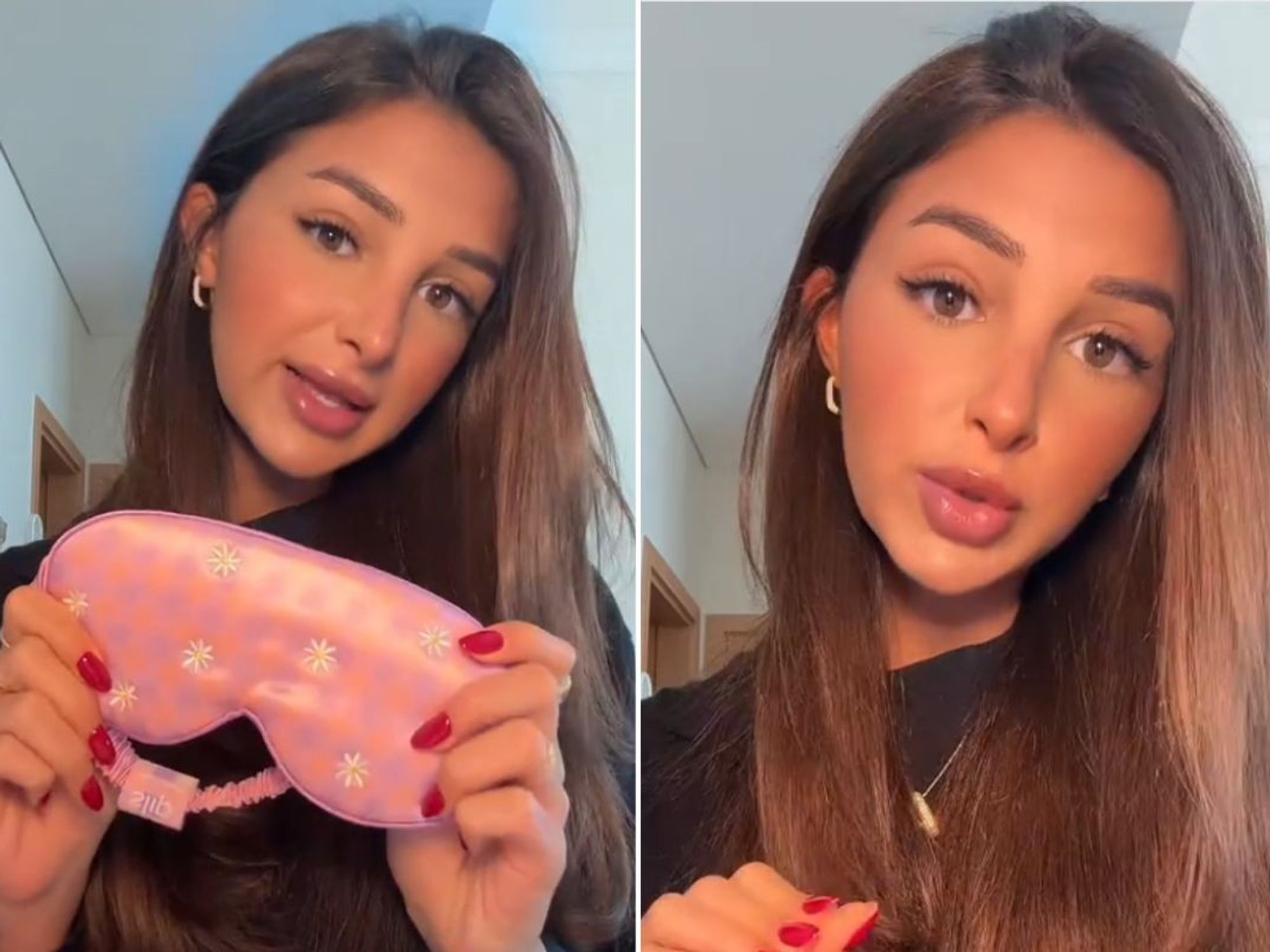 ALIA DISCUSSING HER SLEEP HACKS ON CAMERA