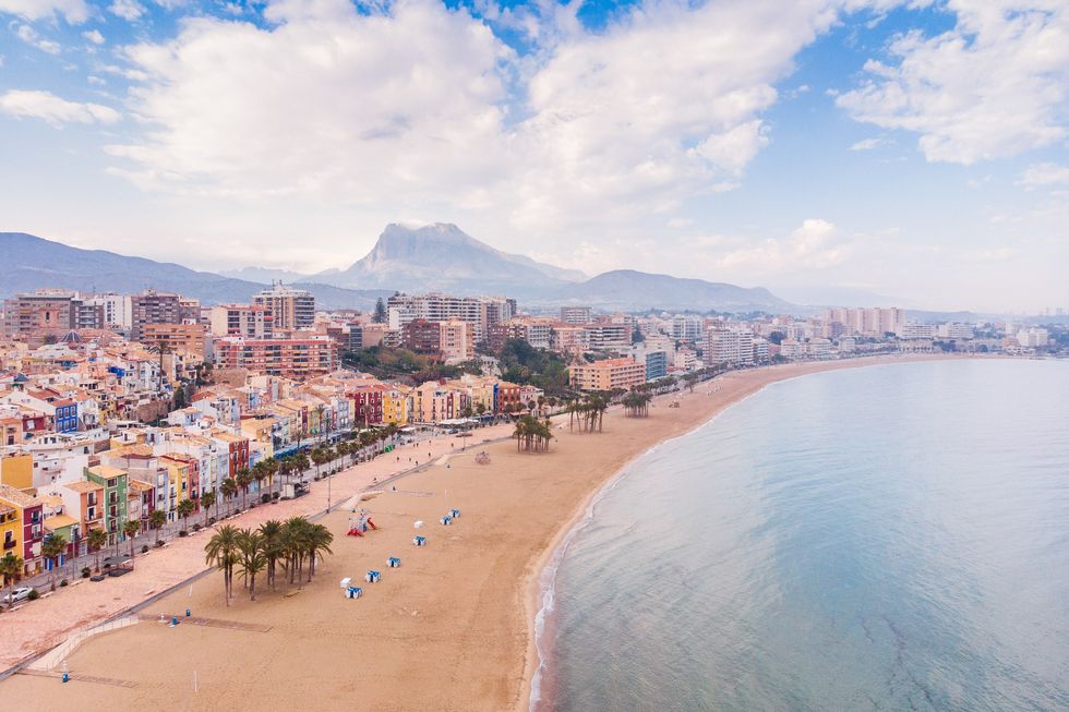 Alicante beach Spain