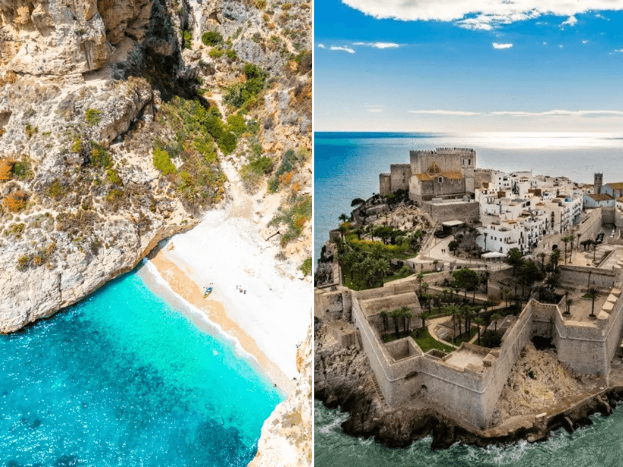 Alicante Spain / Peniscola Castellon Spain