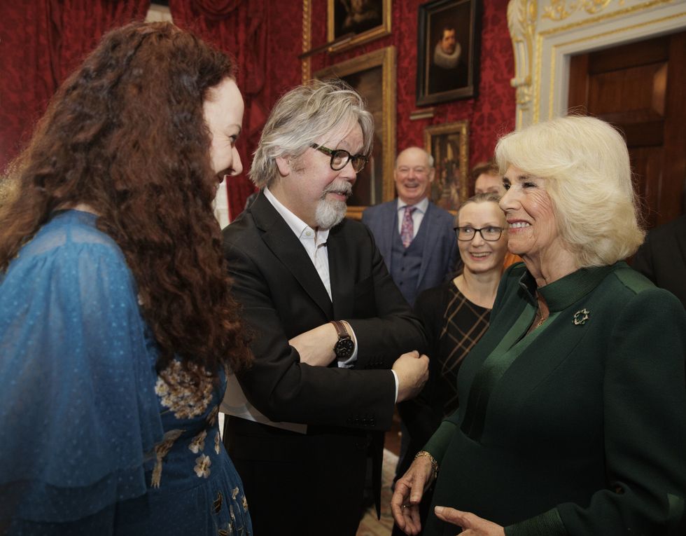 Alice McCullough, Anthony Toner and Queen Camilla