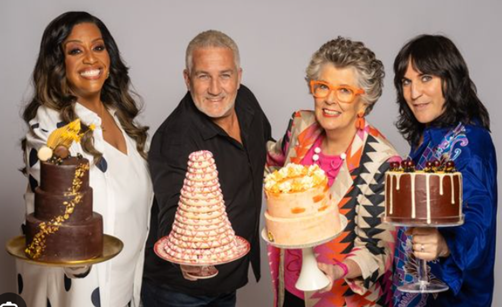 Alison Hammond, Paul Hollywood, Prue Leith and Noel Fielding