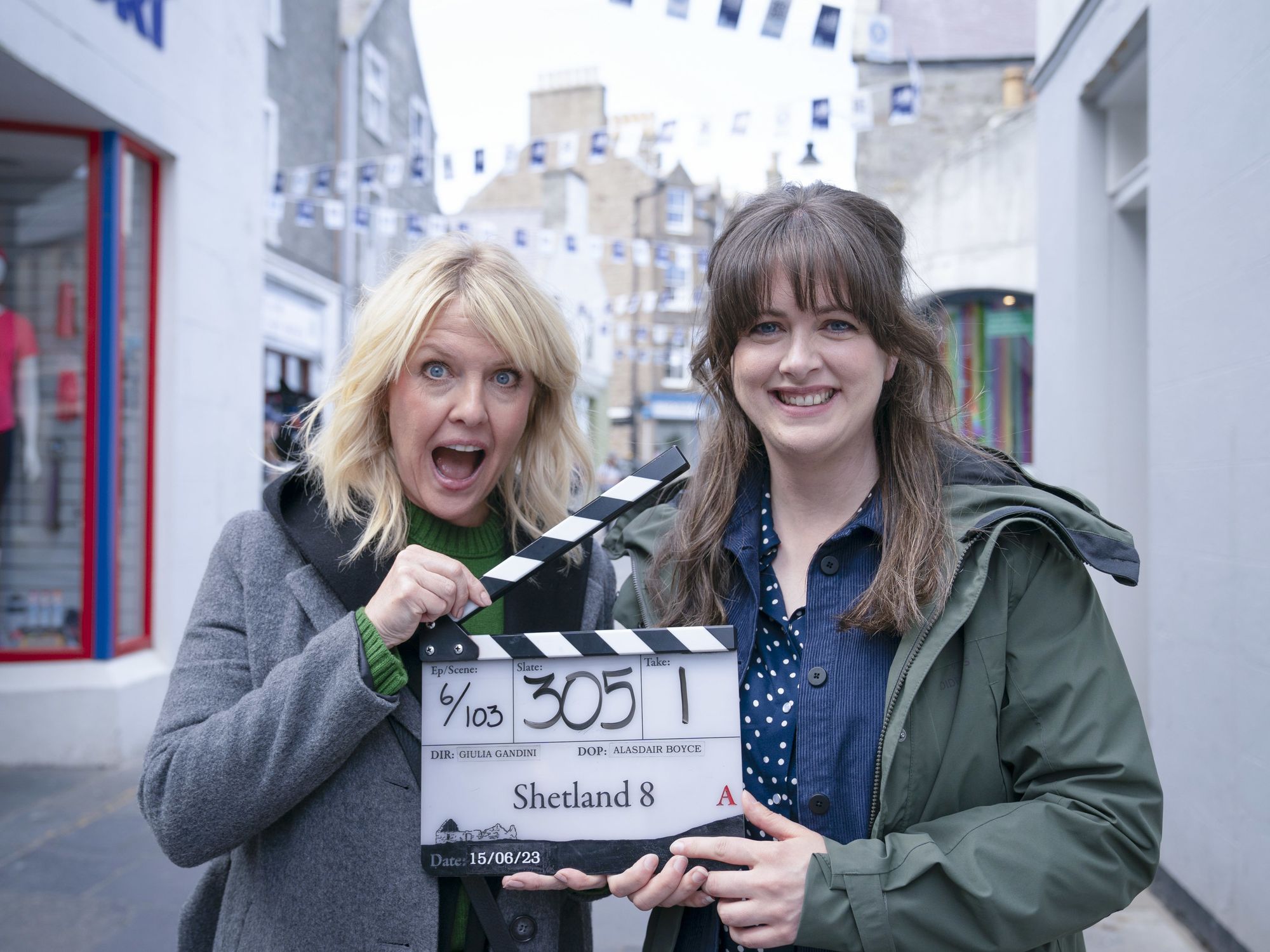 Alison O'Donnell and Ashley Jensen