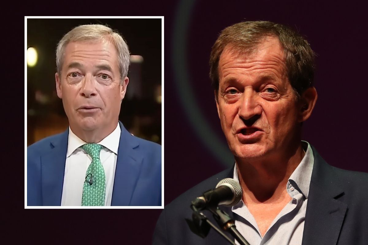 Alistair Campbell and Nigel Farage