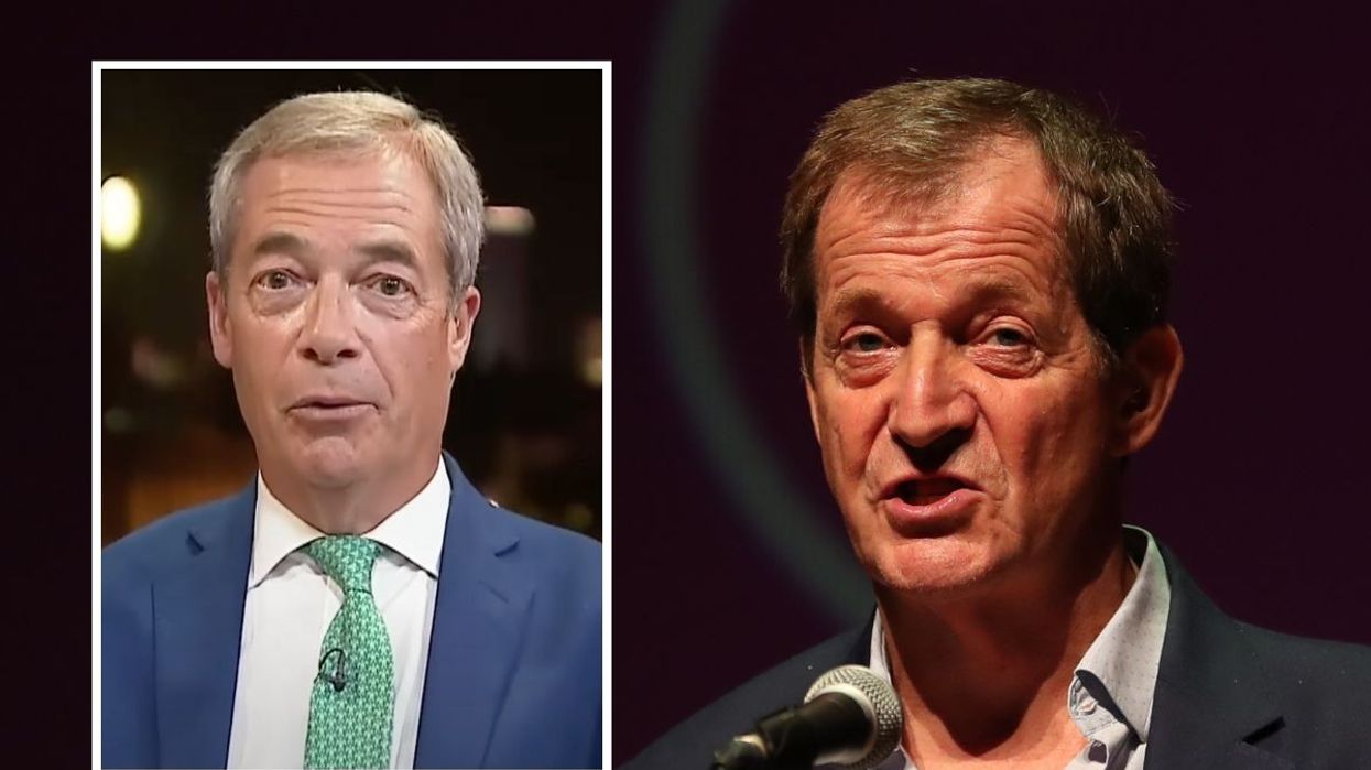 Alistair Campbell and Nigel Farage