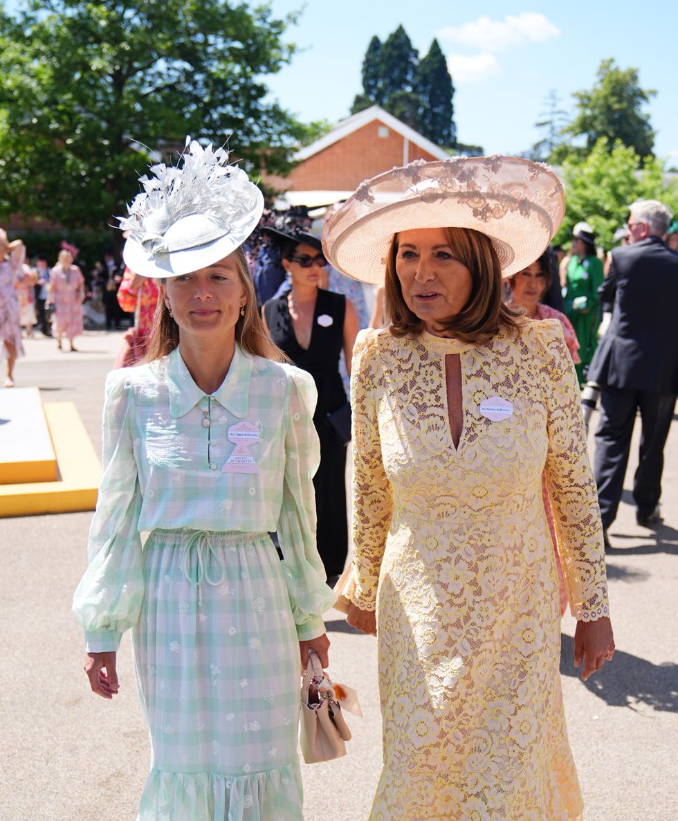 Alizee Thevenet and Carole Middleton
